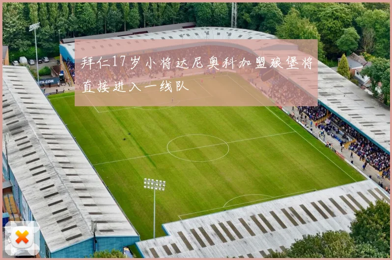 拜仁17岁小将达尼奥科加盟狼堡将直接进入一线队